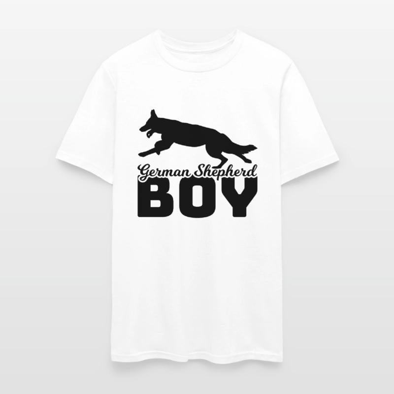 German Shepherd Boy