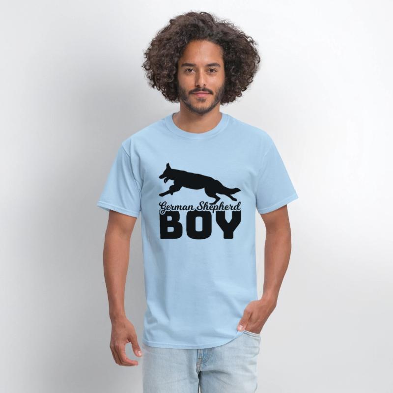 German Shepherd Boy