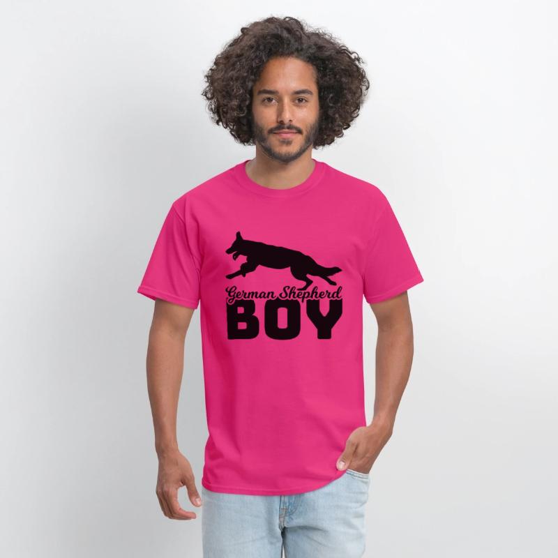 German Shepherd Boy