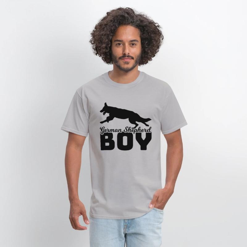 German Shepherd Boy