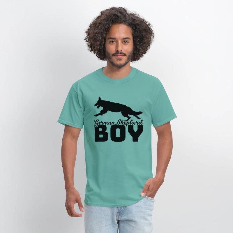 German Shepherd Boy