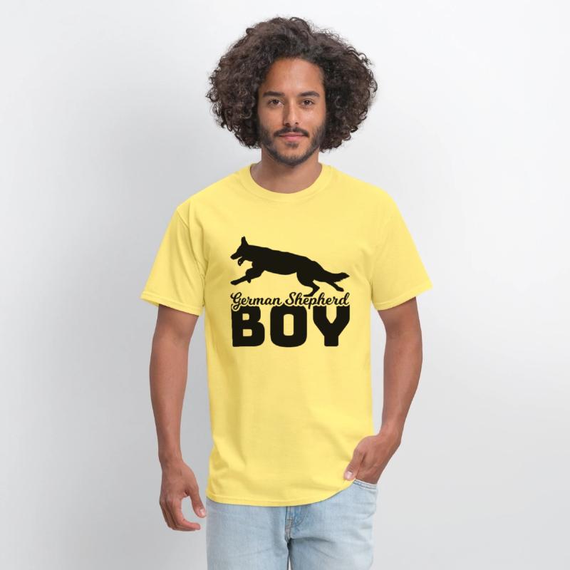 German Shepherd Boy