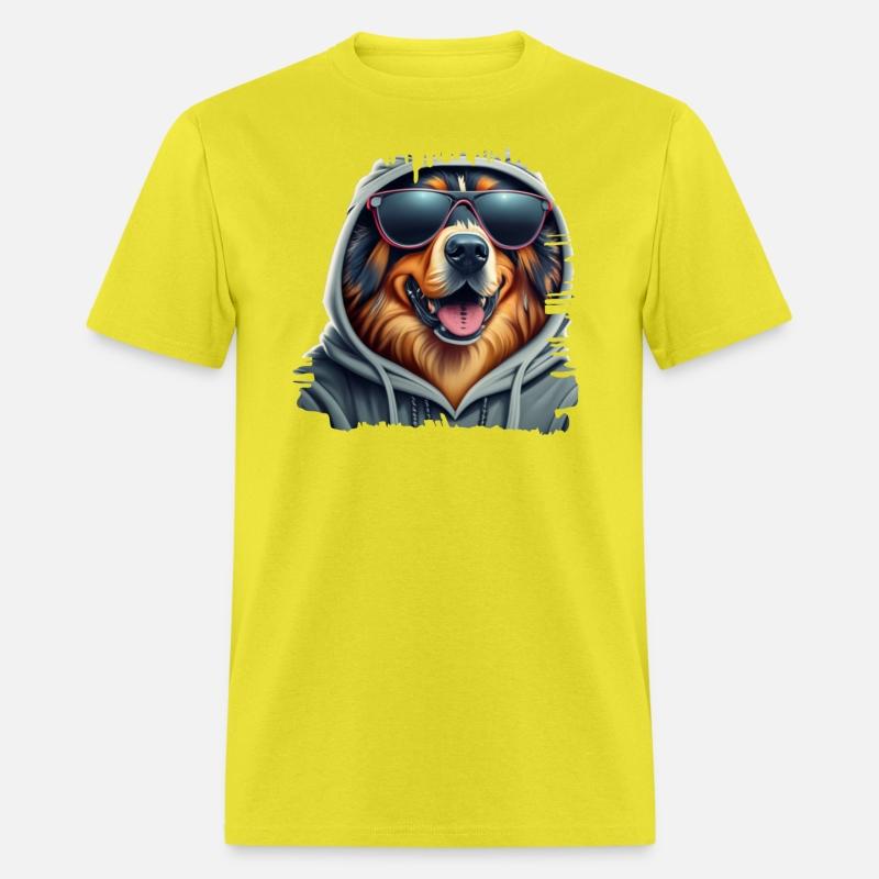German Shepherd Dog Wearing A Hoodie With galsses