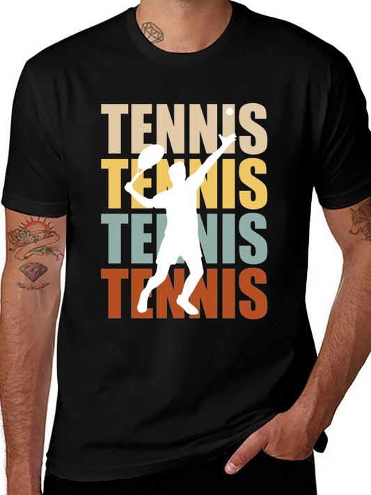 Vintage Tennis Player Graphic Tee