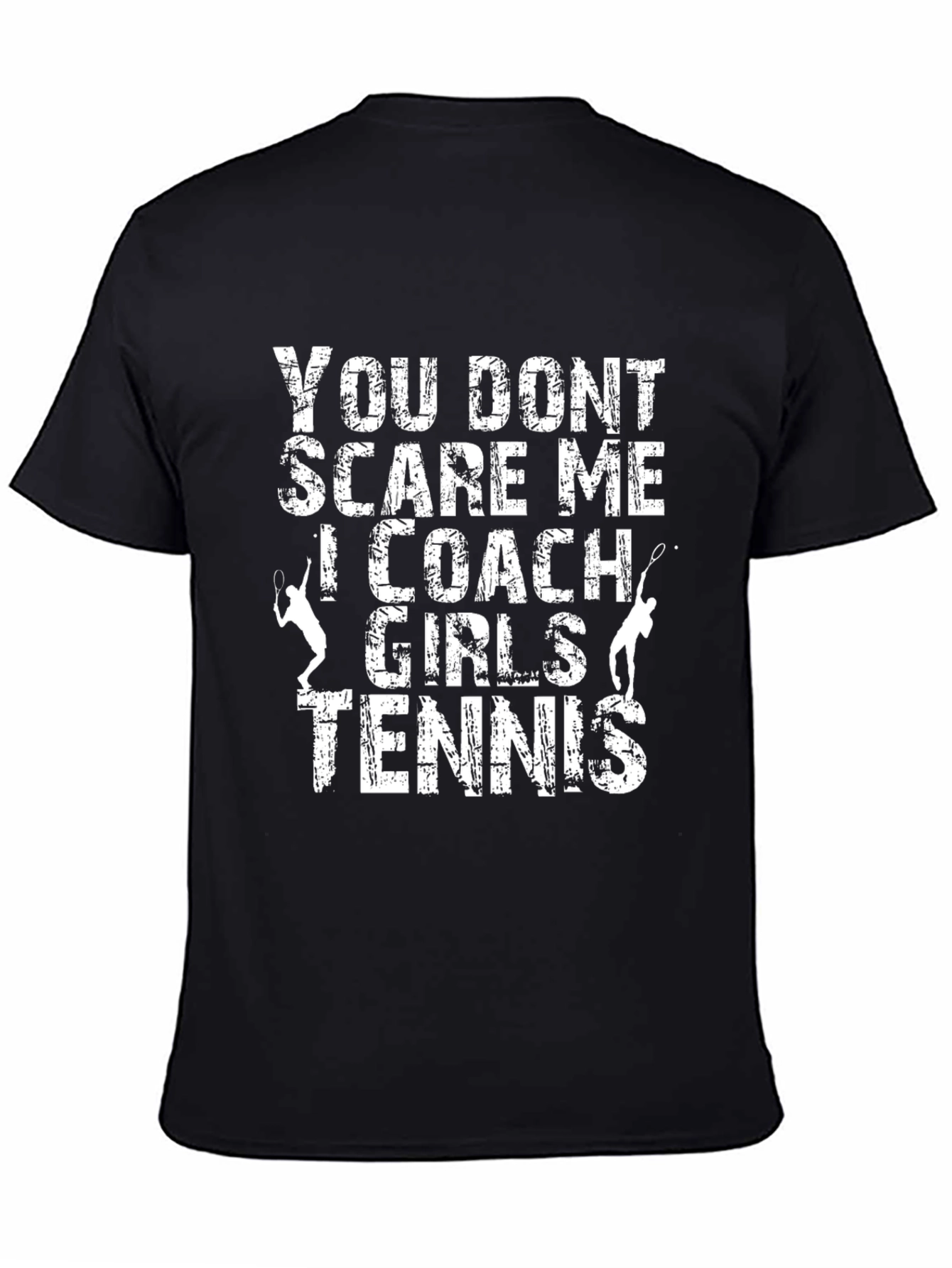 Coach Girls Tennis Graphic T-Shirt - Black