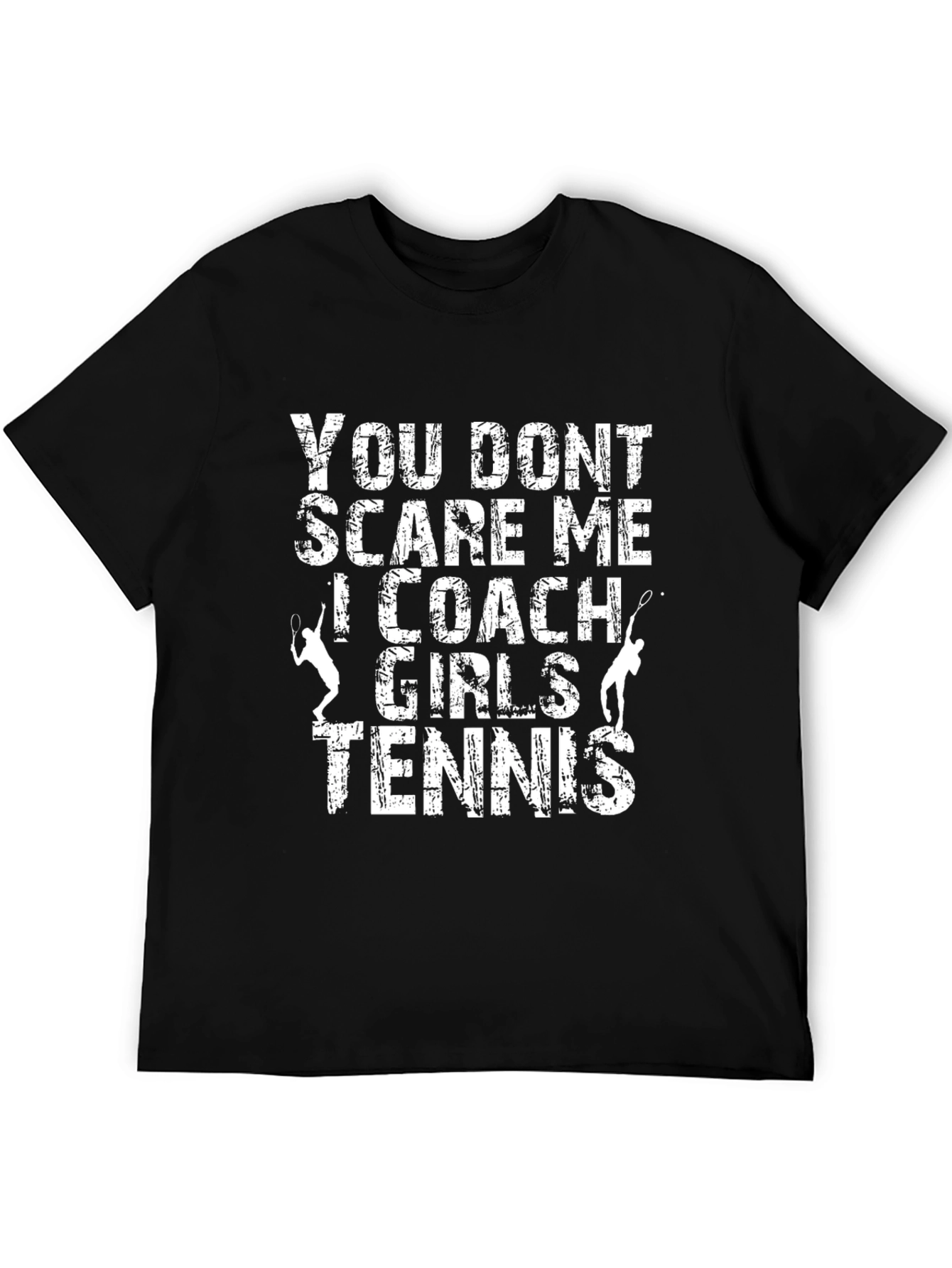 Coach Girls Tennis Graphic T-Shirt - Black