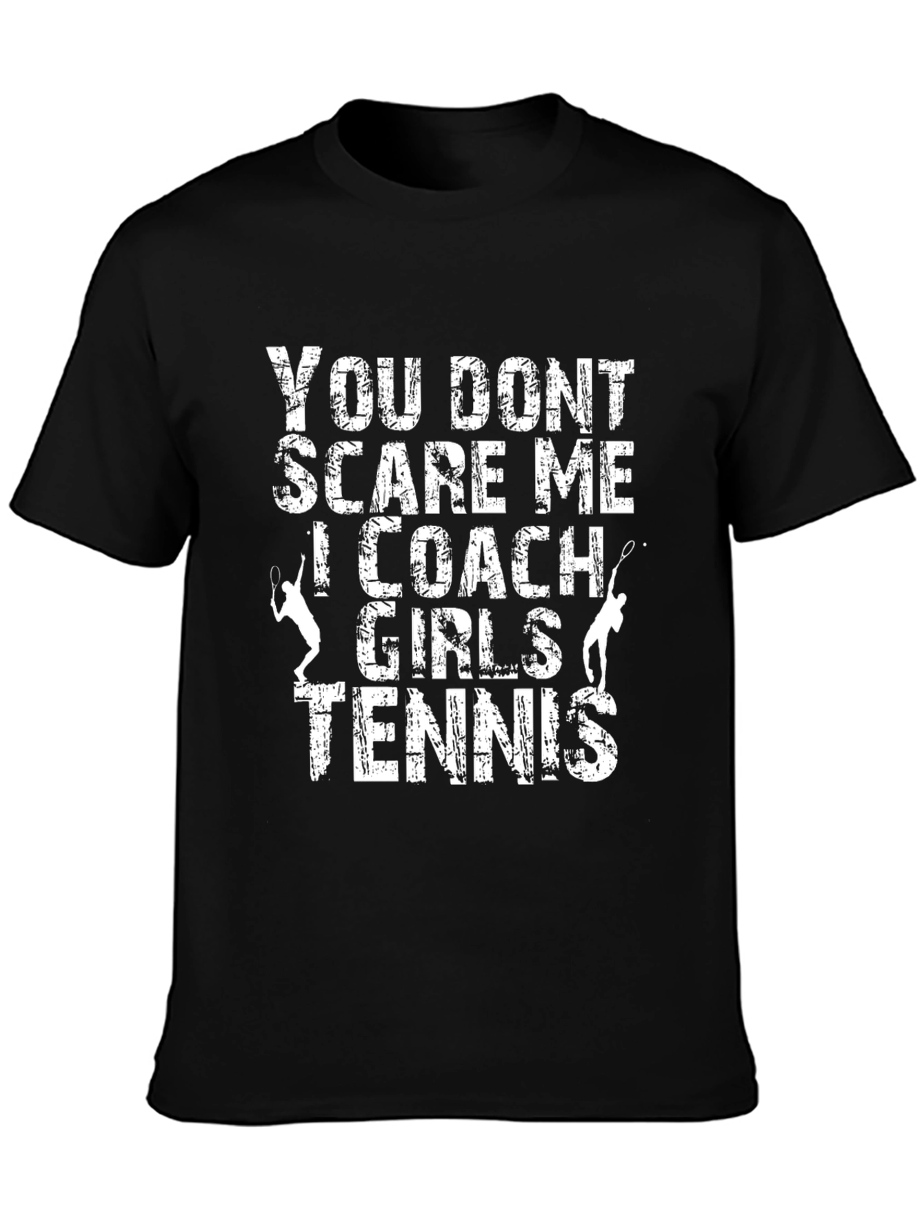 Coach Girls Tennis Graphic T-Shirt - Black