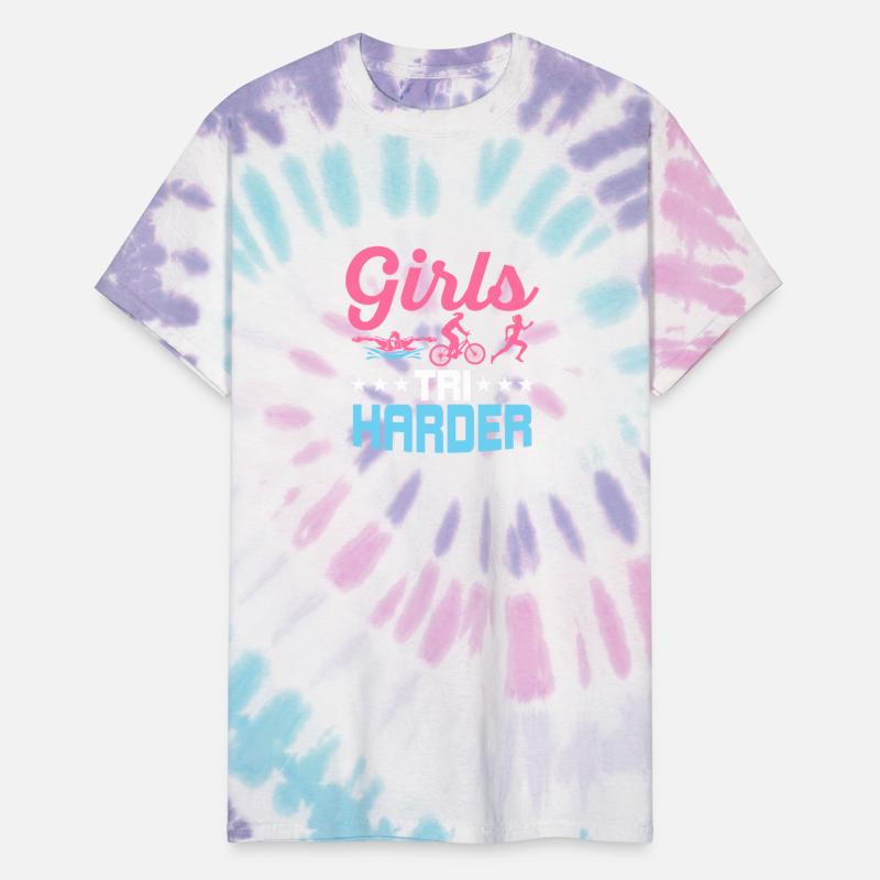 Girls Tri Harder Triathlete Triathlon