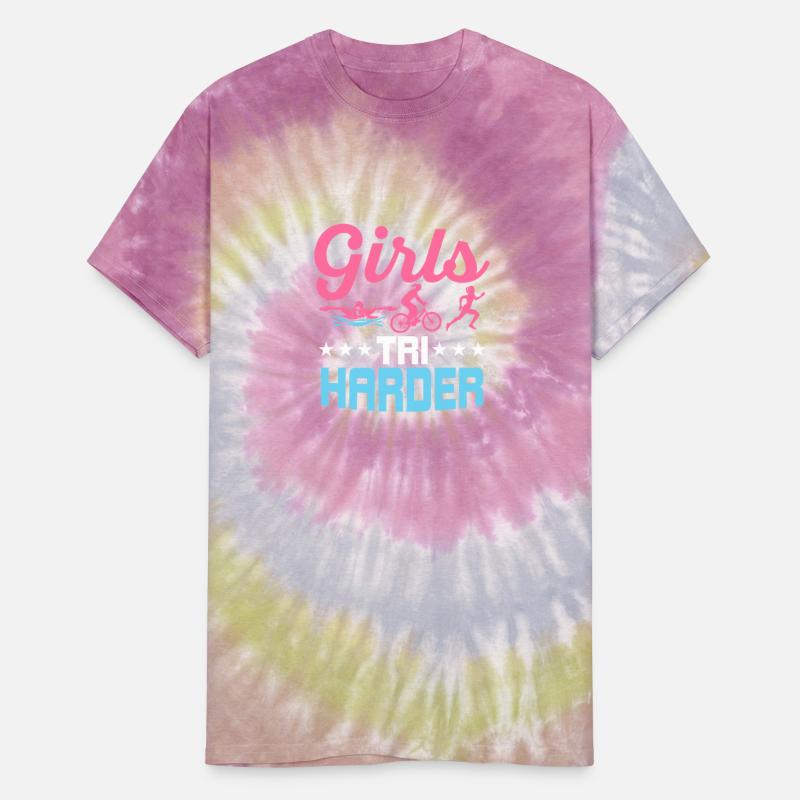 Girls Tri Harder Triathlete Triathlon