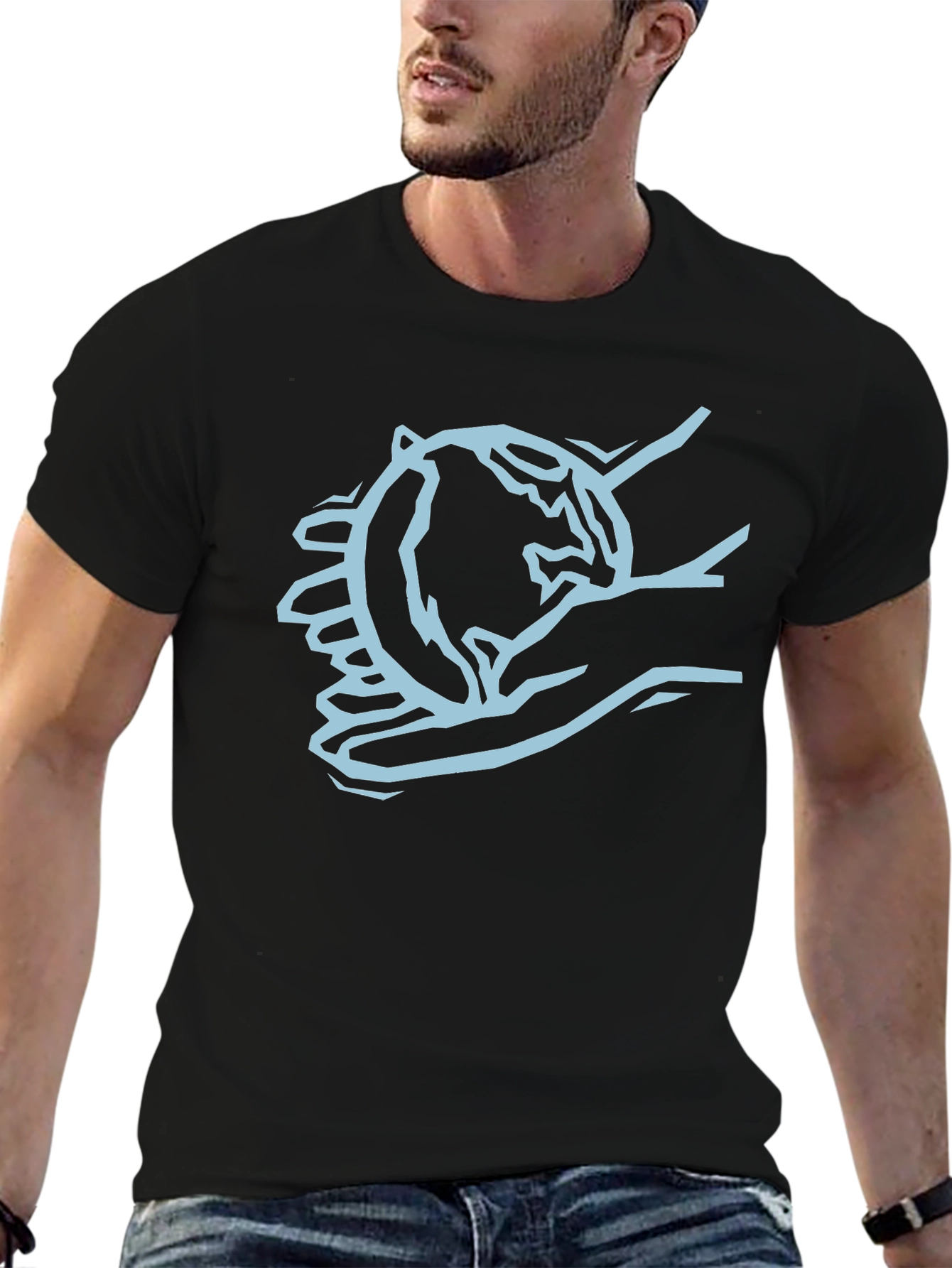 Earth In Hands Graphic Tee - Protect Our Planet