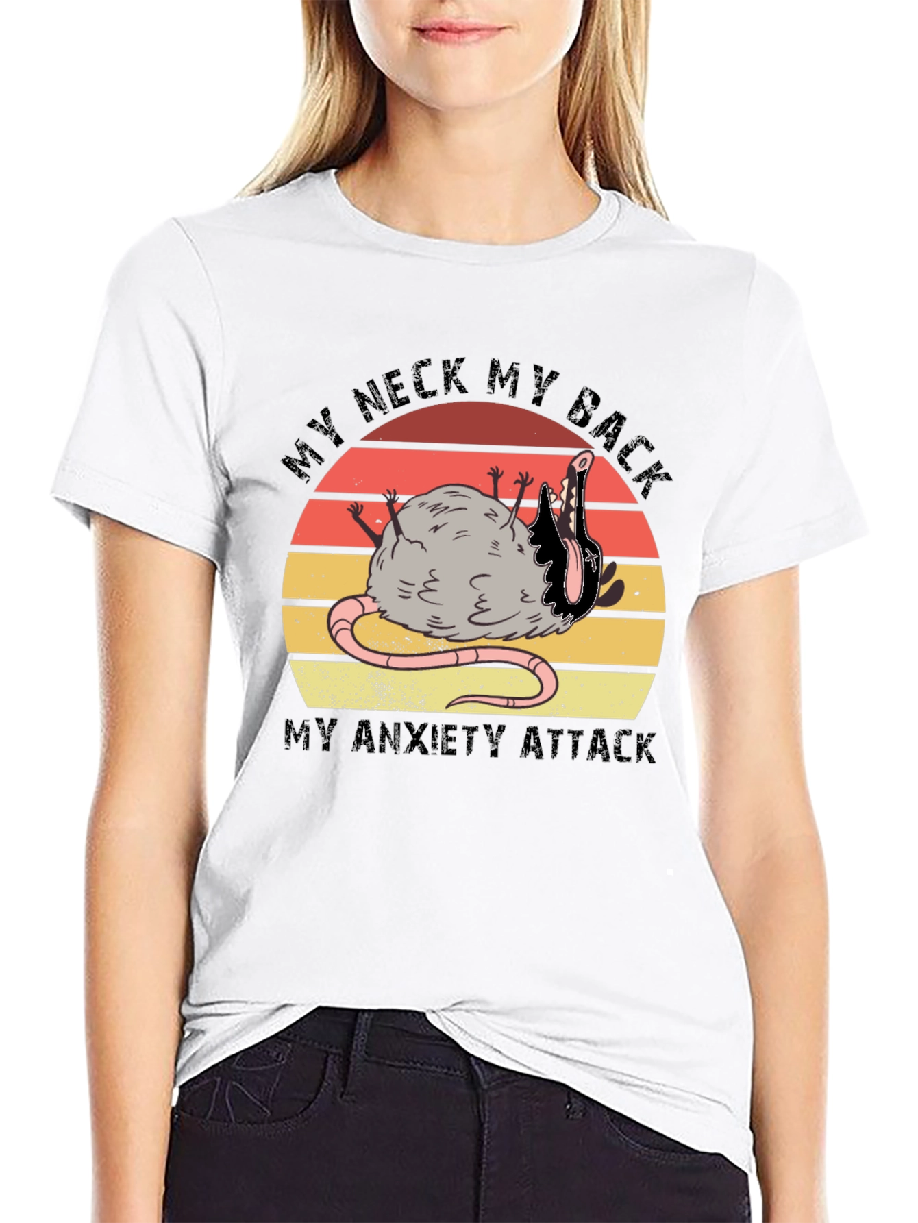 My Neck My Back My Anxiety Attack Graphic T-Shirt