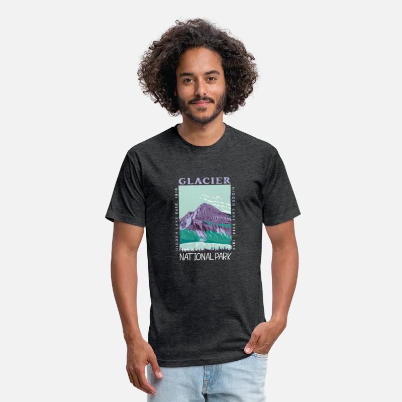 Glacier National Park Hidden Lake Distressed