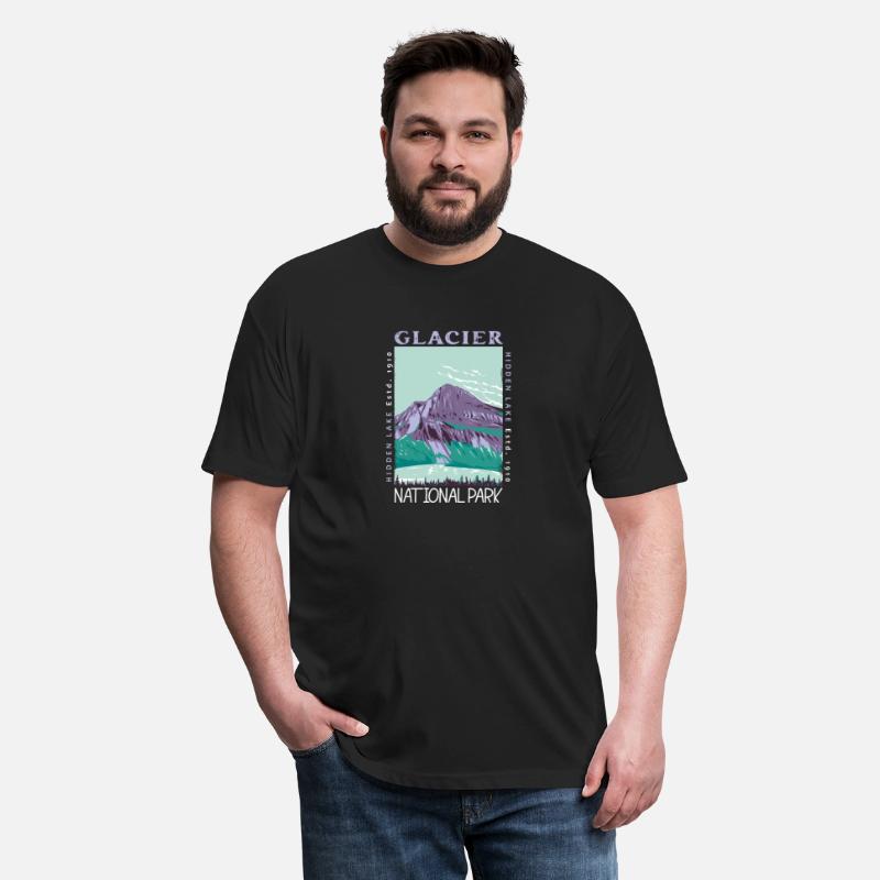 Glacier National Park Hidden Lake Distressed