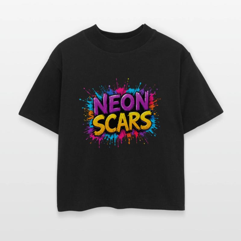 Glowing Graffiti Typography Splatter Effect