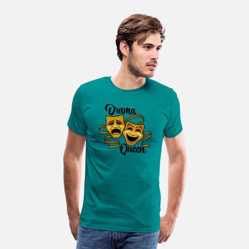 Gold Comedy And Tragedy Theater Masks Drama Queen