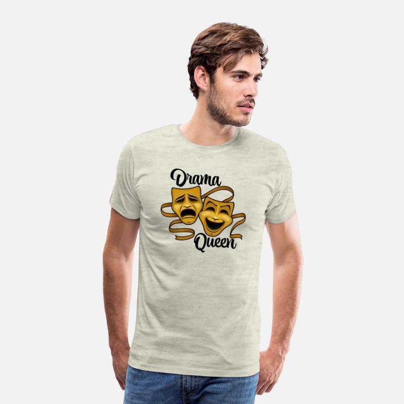 Gold Comedy And Tragedy Theater Masks Drama Queen