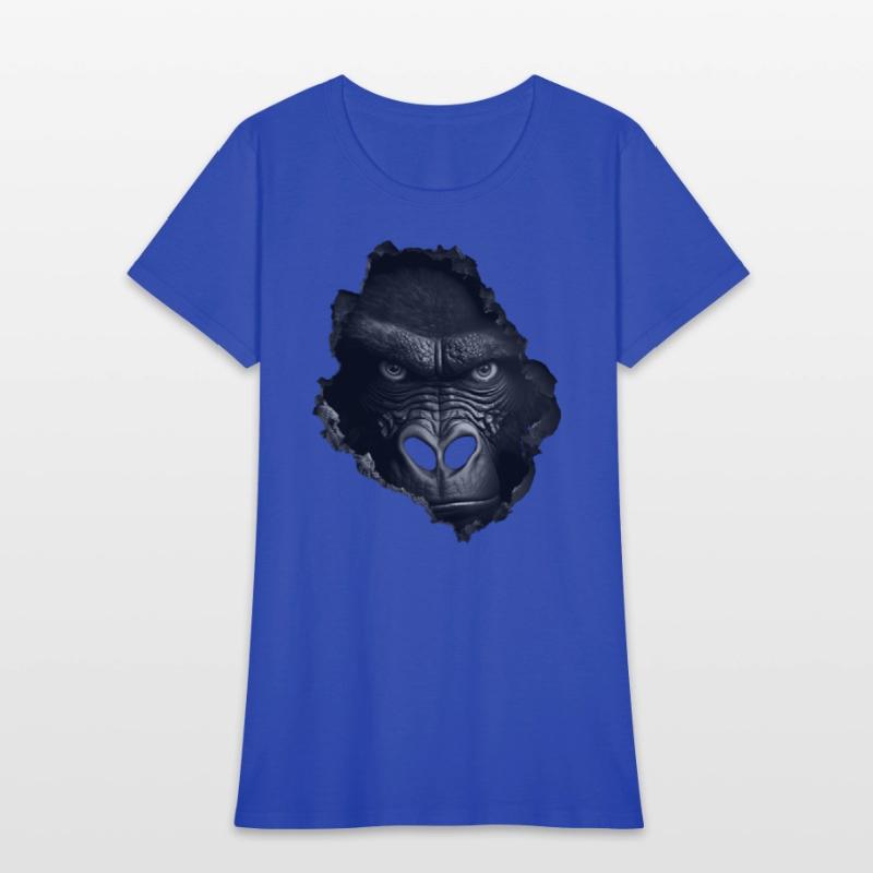 Gorilla Face Wall Animal Print Animal