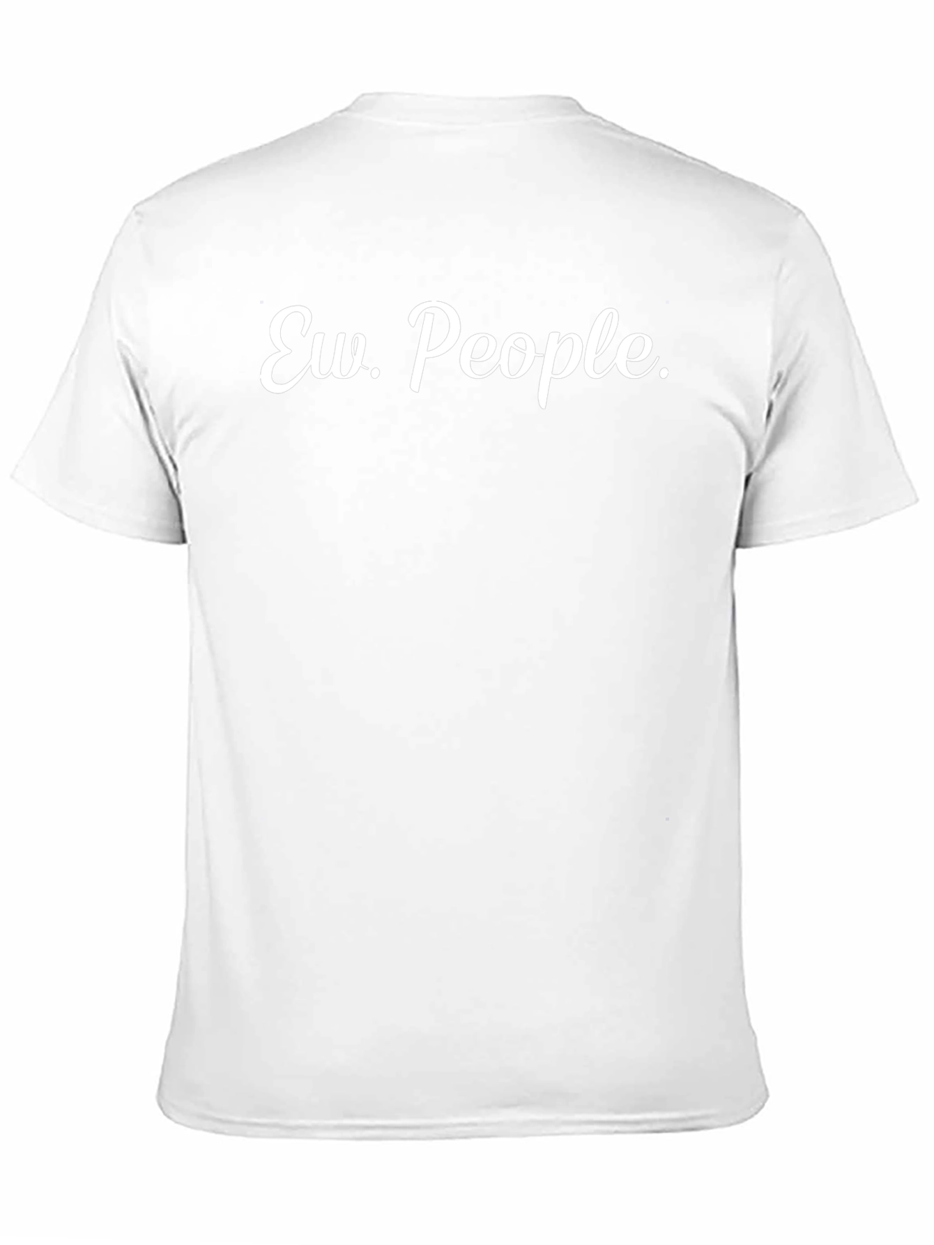 Ew People Black Graphic Tee - Novelty T-Shirt