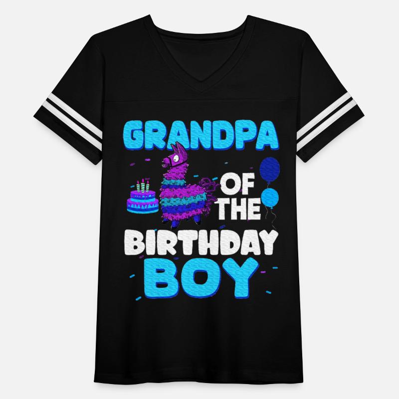 Grandpa Of The Birthday Boy Llama Family Party
