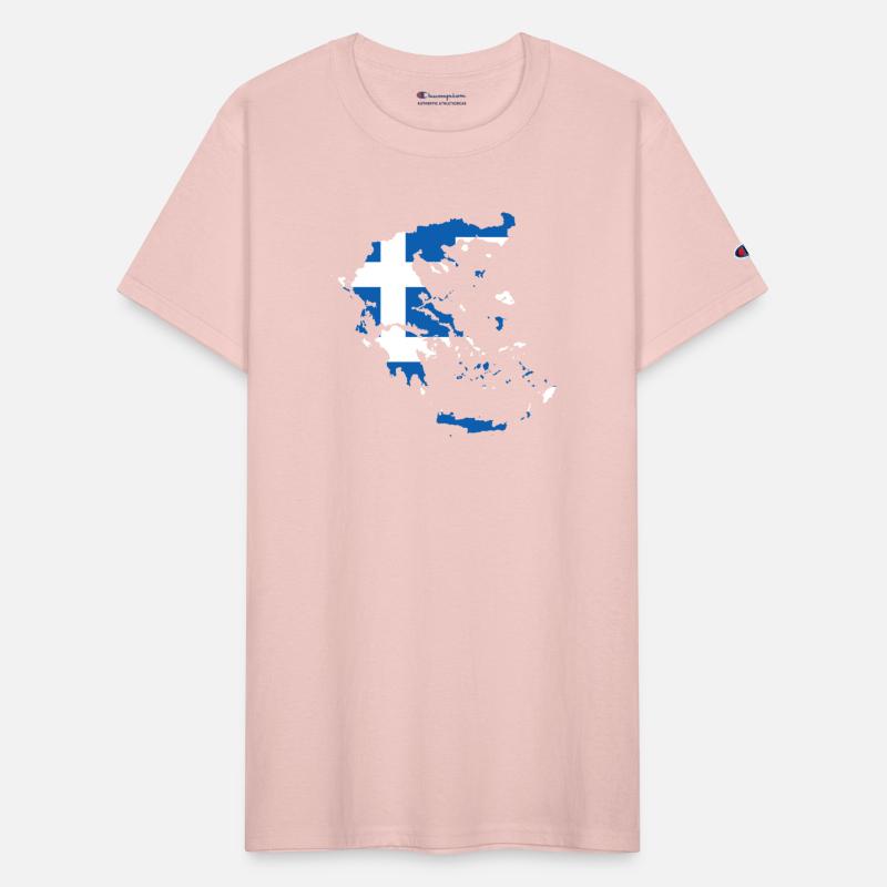 Greece Map Flag
