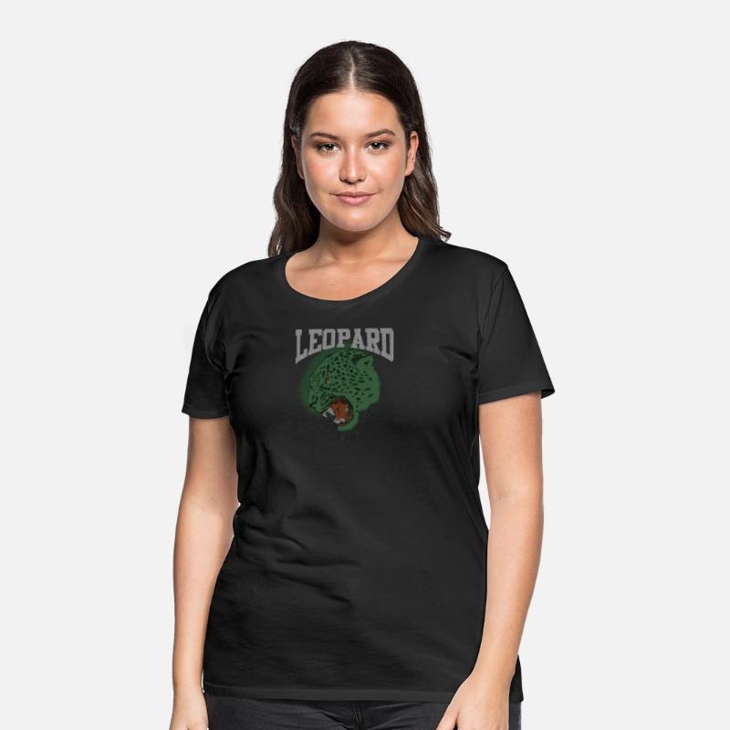Green leopard head