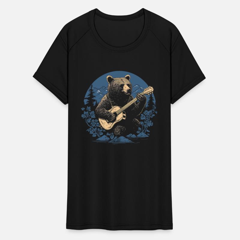 Grizzly Bear Playing Guitar