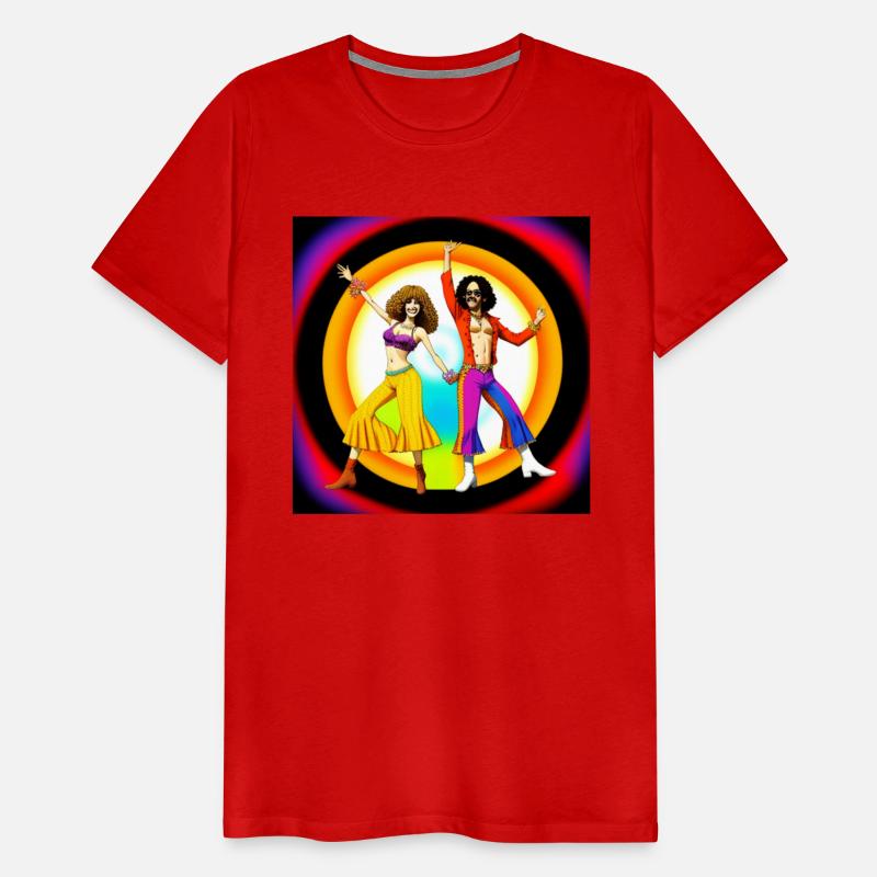 Groovy Hippie Couple Dance
