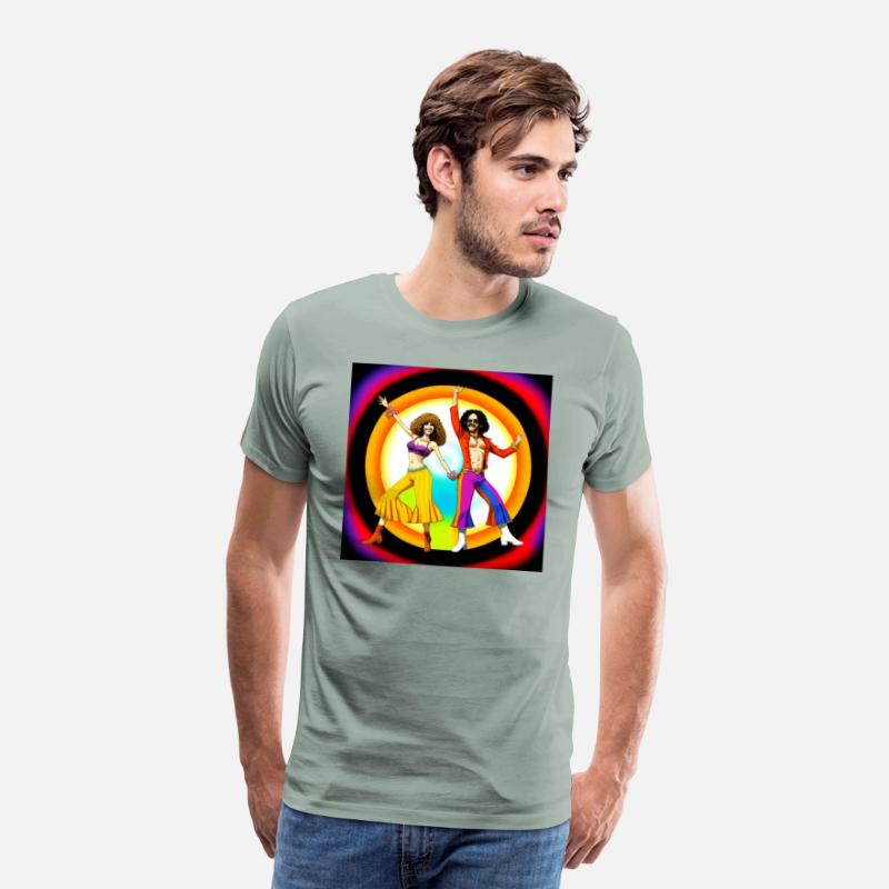 Groovy Hippie Couple Dance