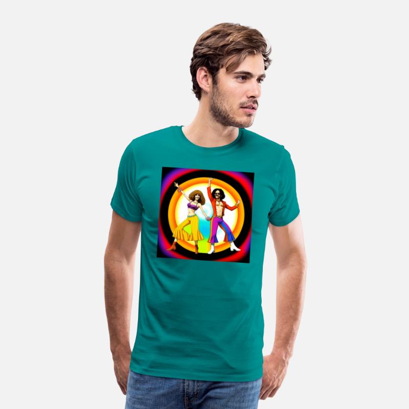 Groovy Hippie Couple Dance
