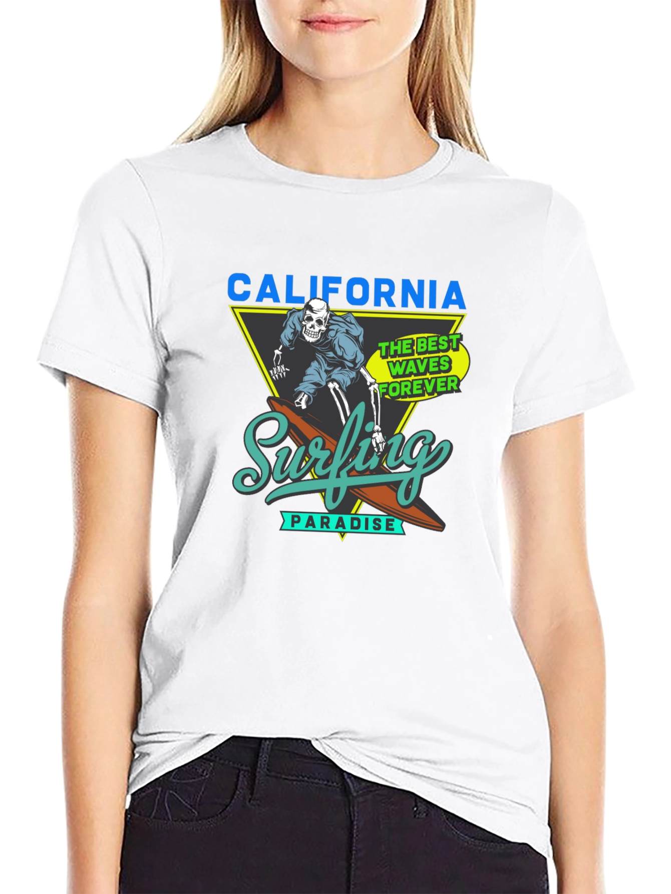 California Surfing Paradise Graphic Tee