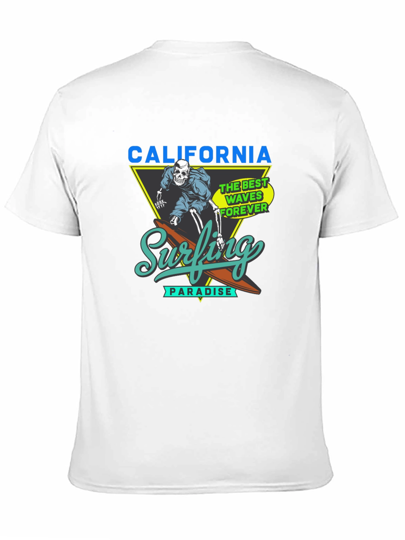 California Surfing Paradise Graphic Tee