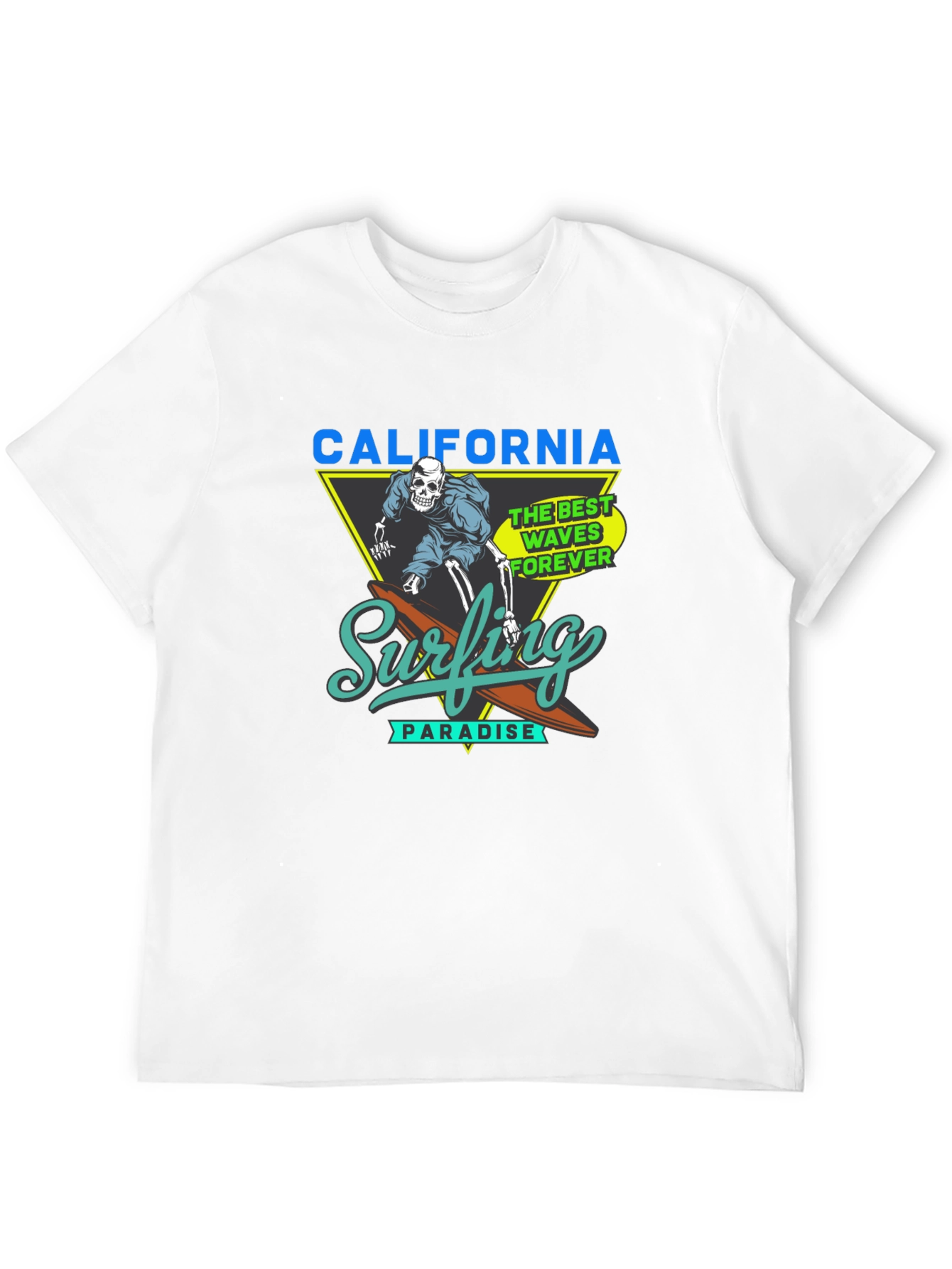 California Surfing Paradise Graphic Tee