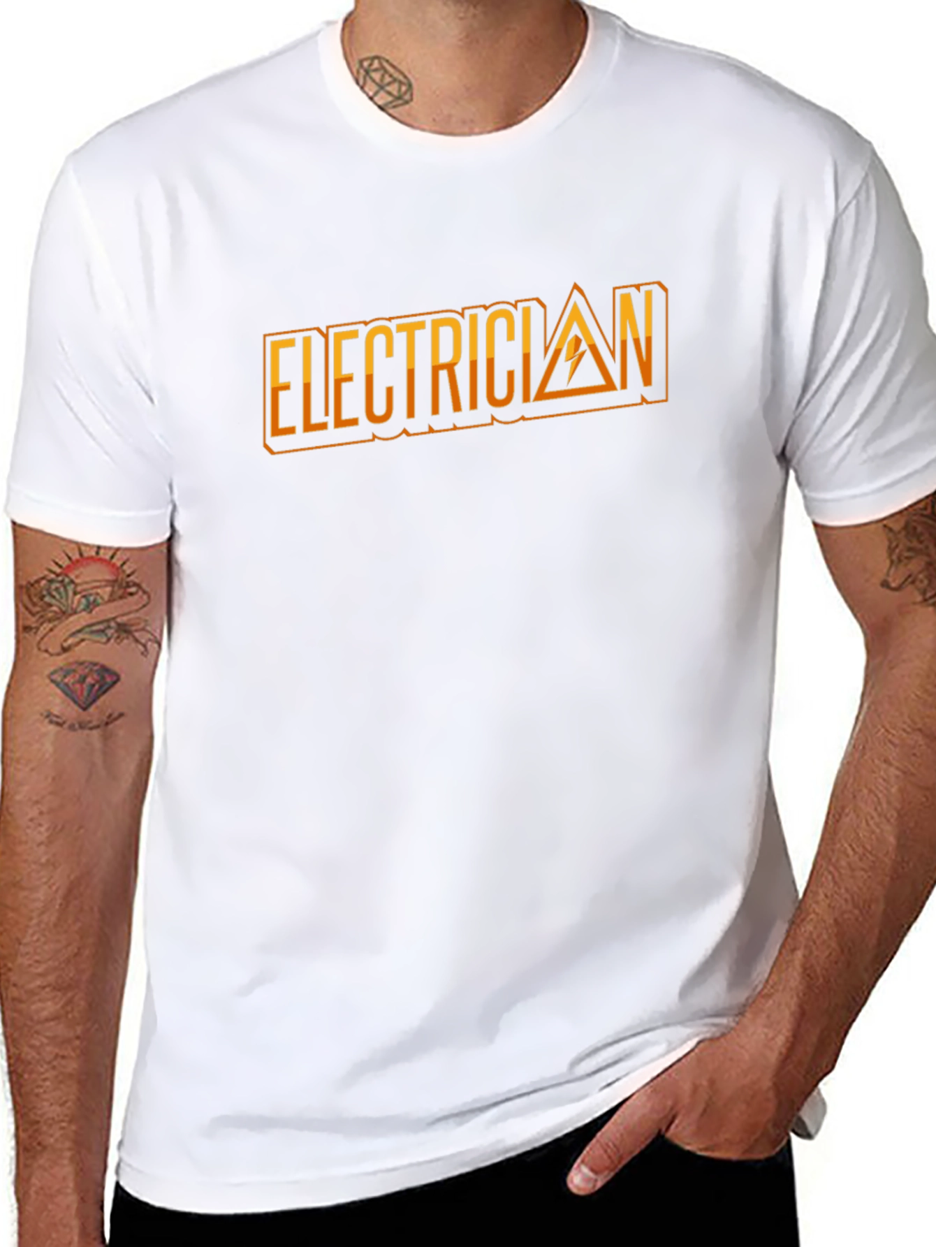 Electrician Black T-Shirt