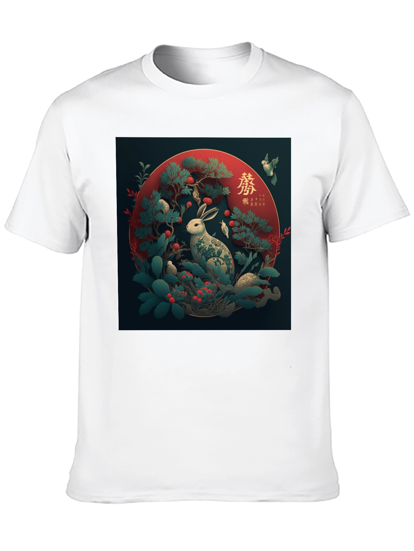 Rabbit Art Graphic Tee