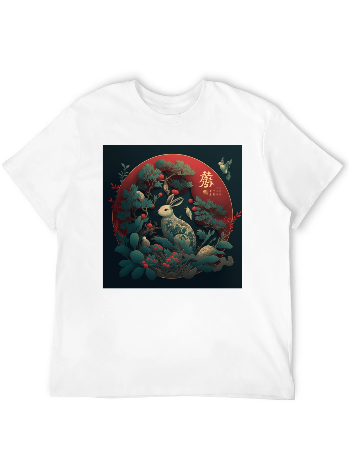 Rabbit Art Graphic Tee