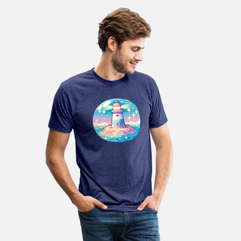 Guiding Light: Pastel Lighthouse Dream