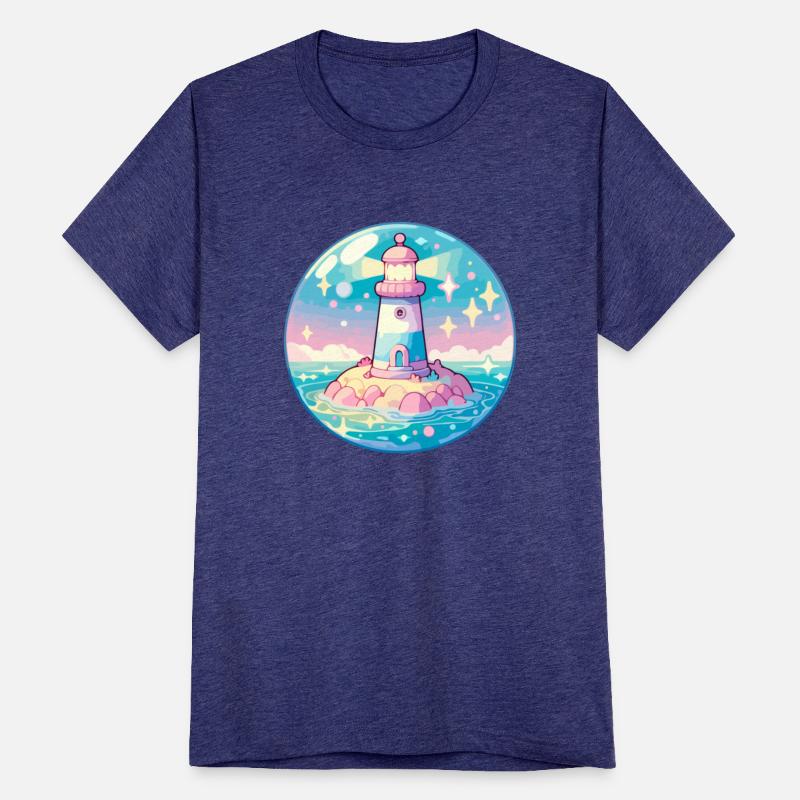 Guiding Light: Pastel Lighthouse Dream