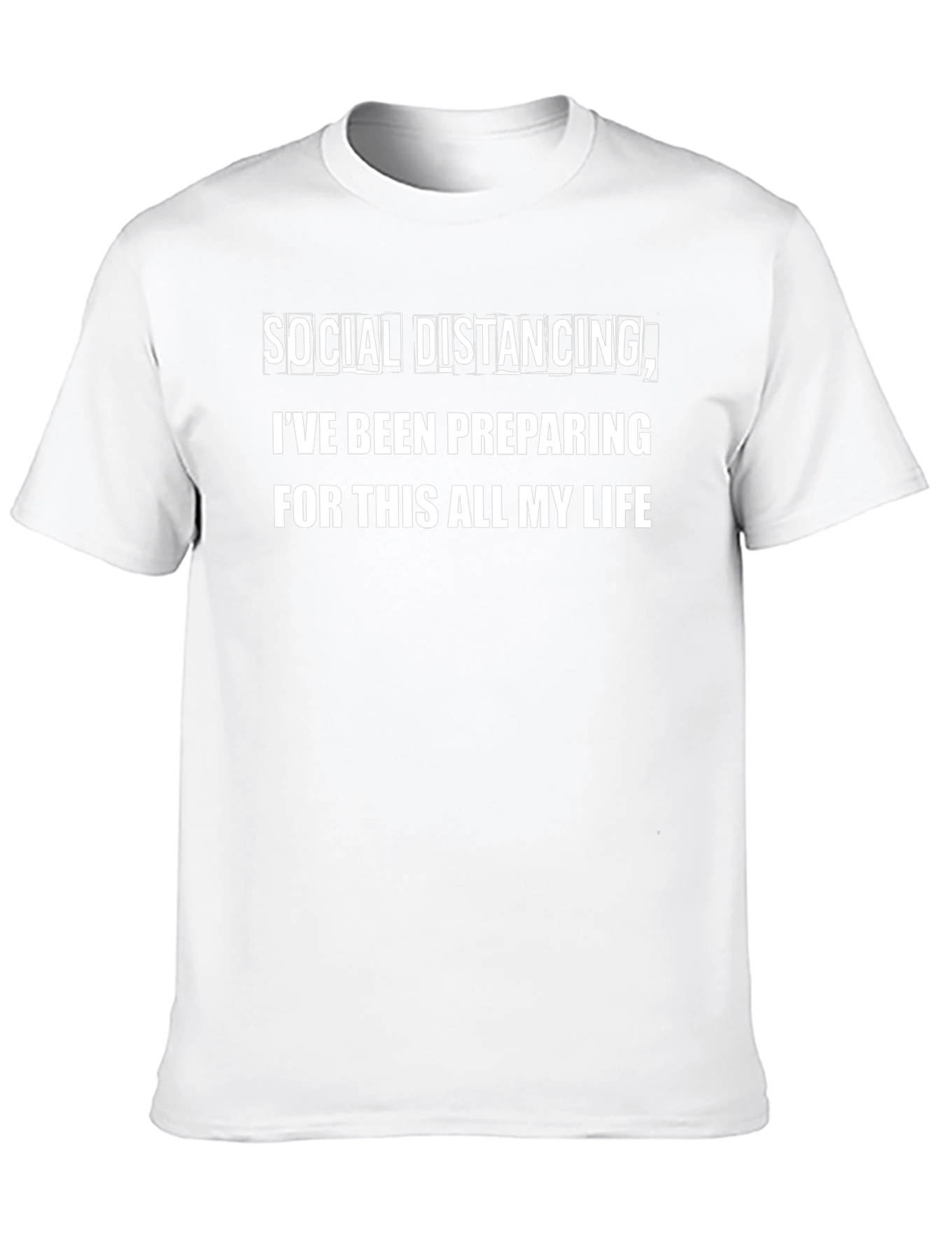 Social Distancing Humor T-Shirt