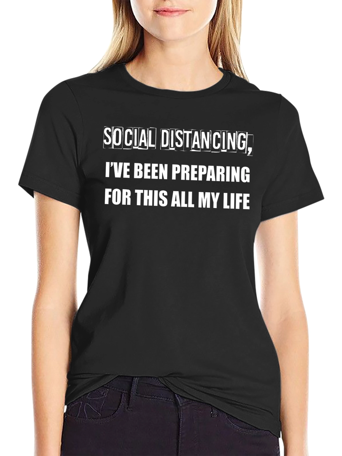 Social Distancing Humor T-Shirt