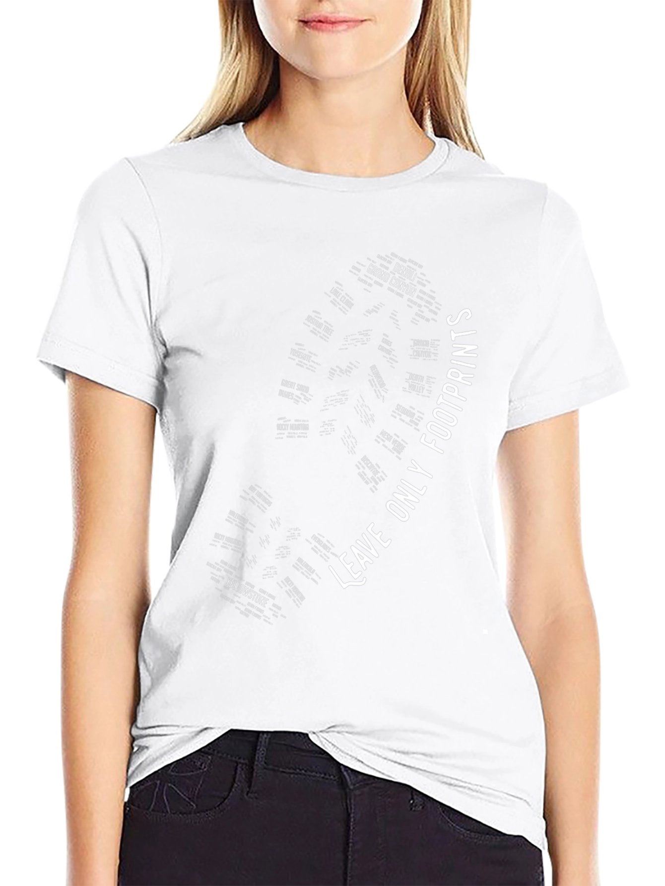National Park Footprint Graphic Tee
