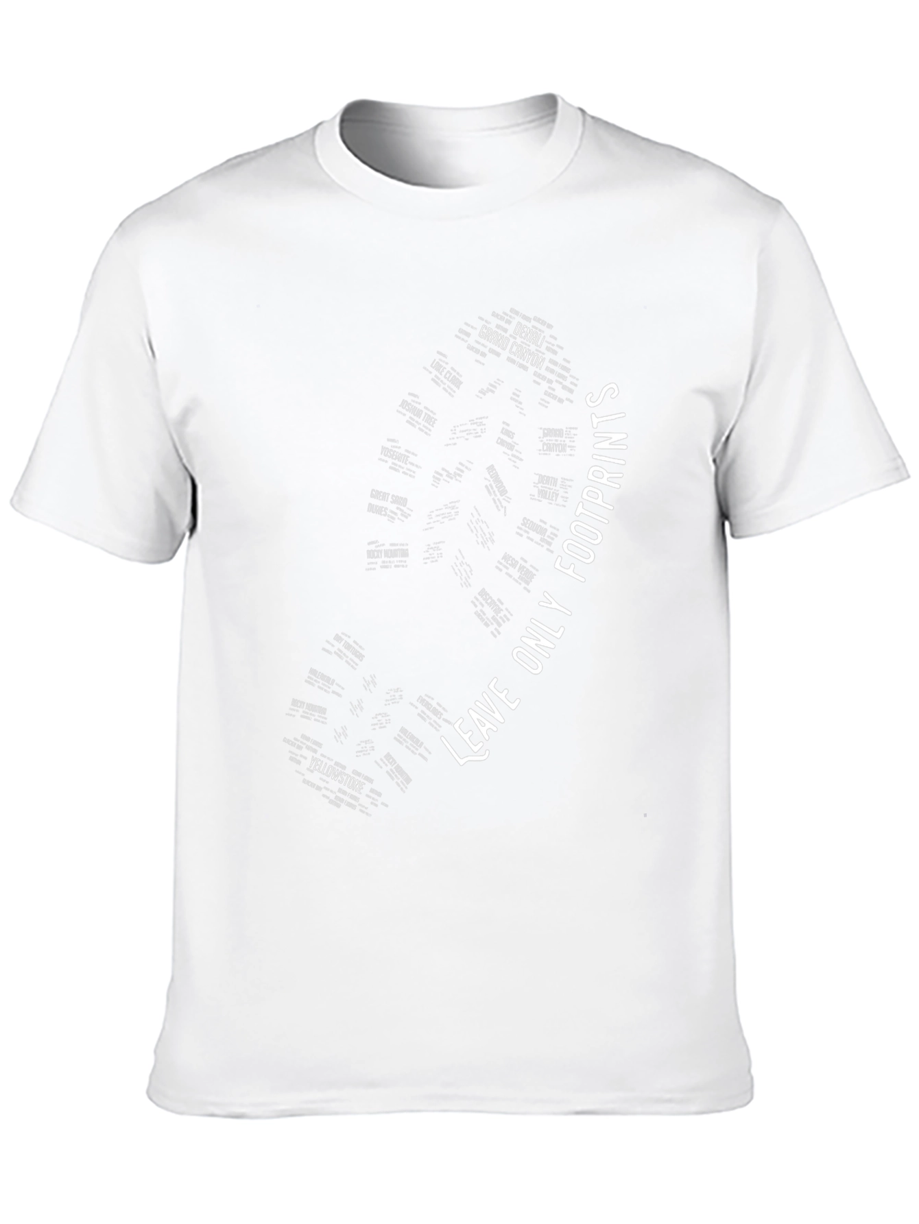 National Park Footprint Graphic Tee