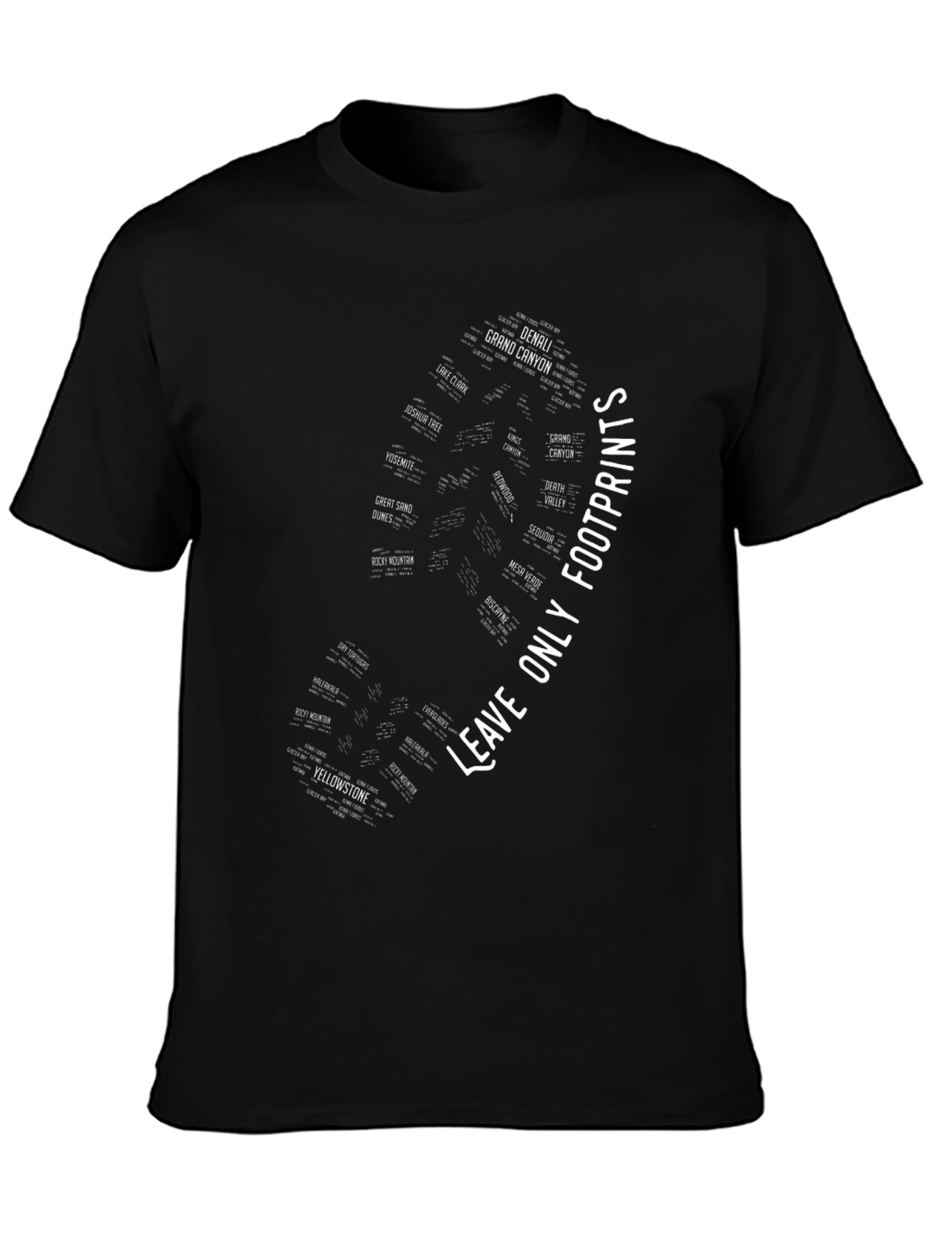 National Park Footprint Graphic Tee