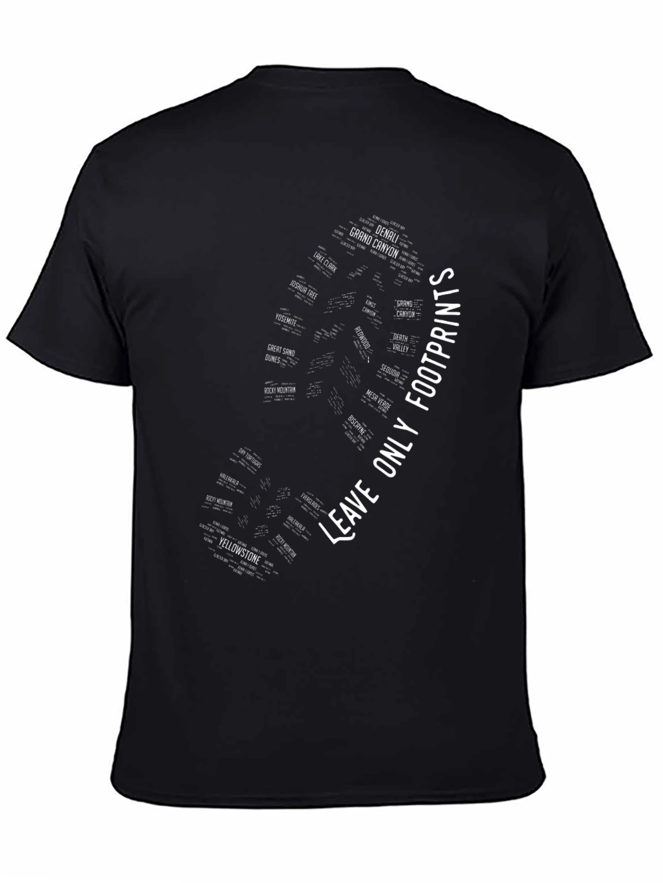 National Park Footprint Graphic Tee