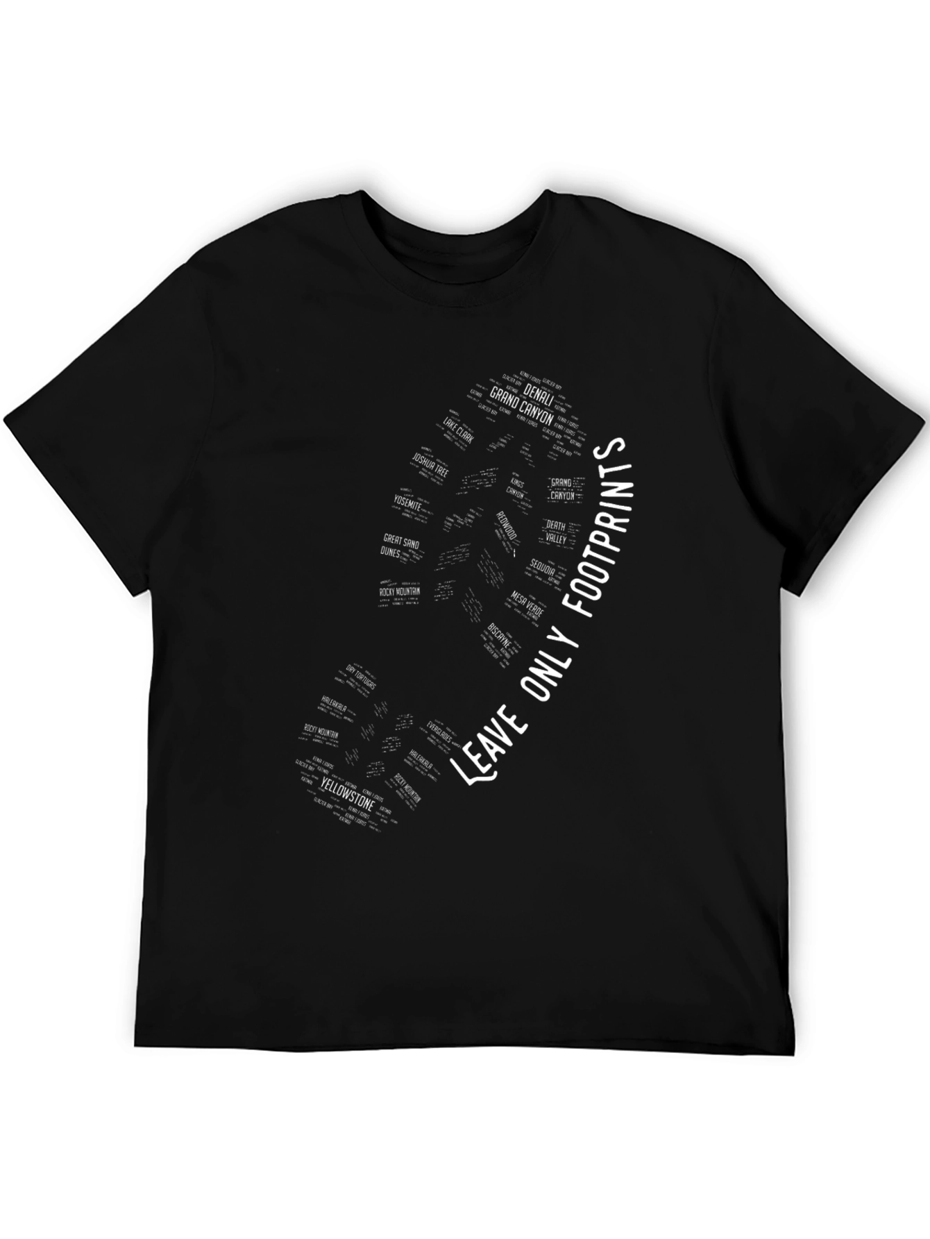 National Park Footprint Graphic Tee