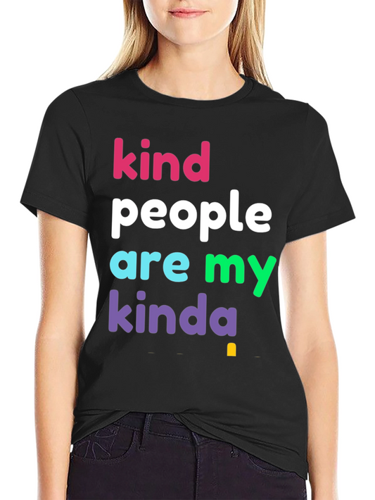 Kind People T-Shirt - Colorful Graphic Tee