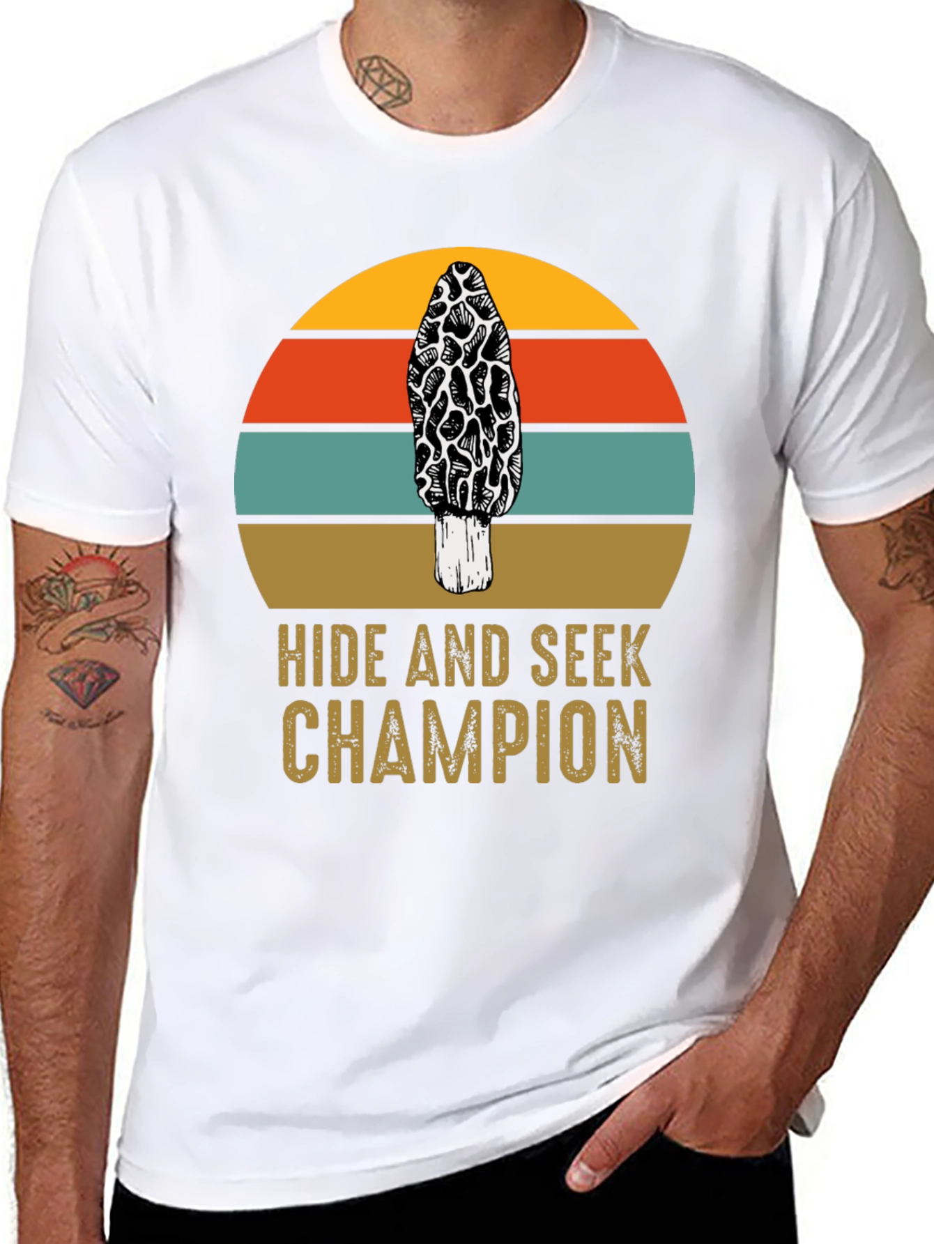 Hide and Seek Champion Morel Mushroom Graphic Tee