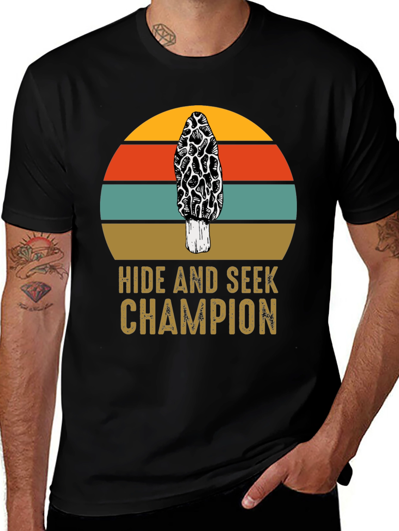 Hide and Seek Champion Morel Mushroom Graphic Tee