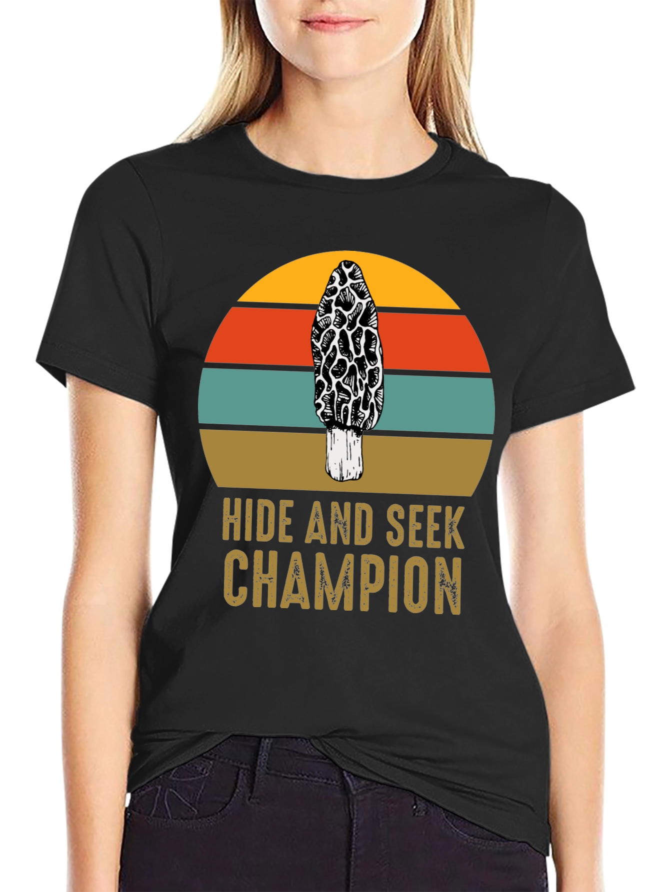 Hide and Seek Champion Morel Mushroom Graphic Tee