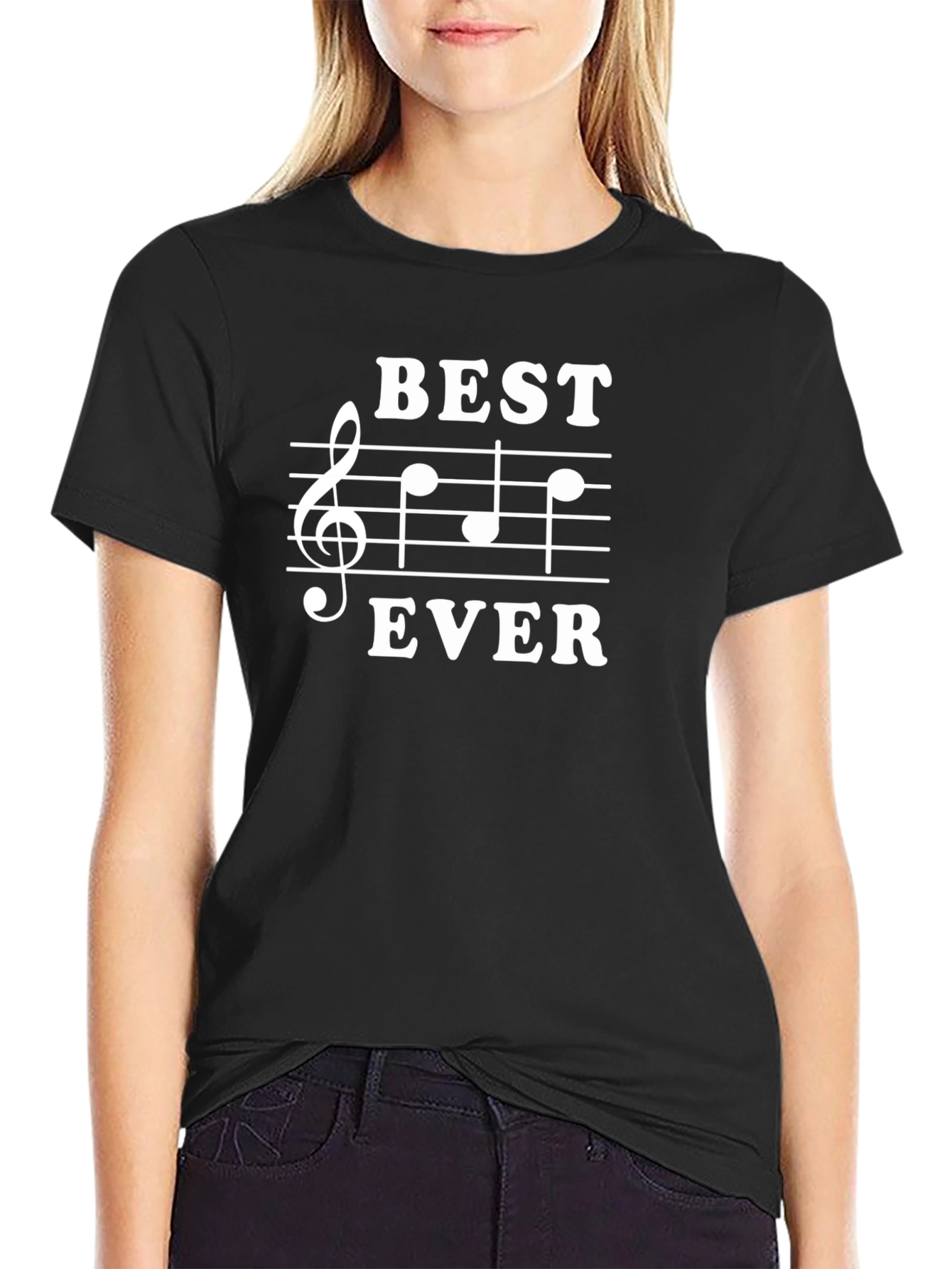 Best Ever Music Note T-Shirt