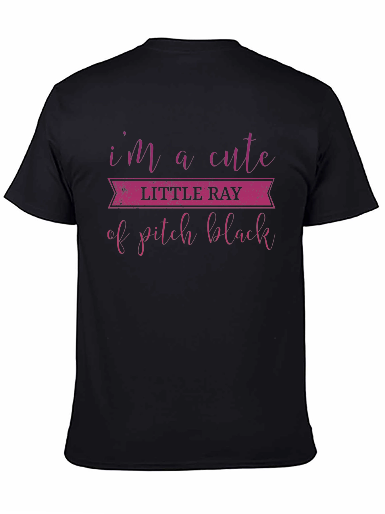 Cute Little Ray of Pitch Black T-Shirt